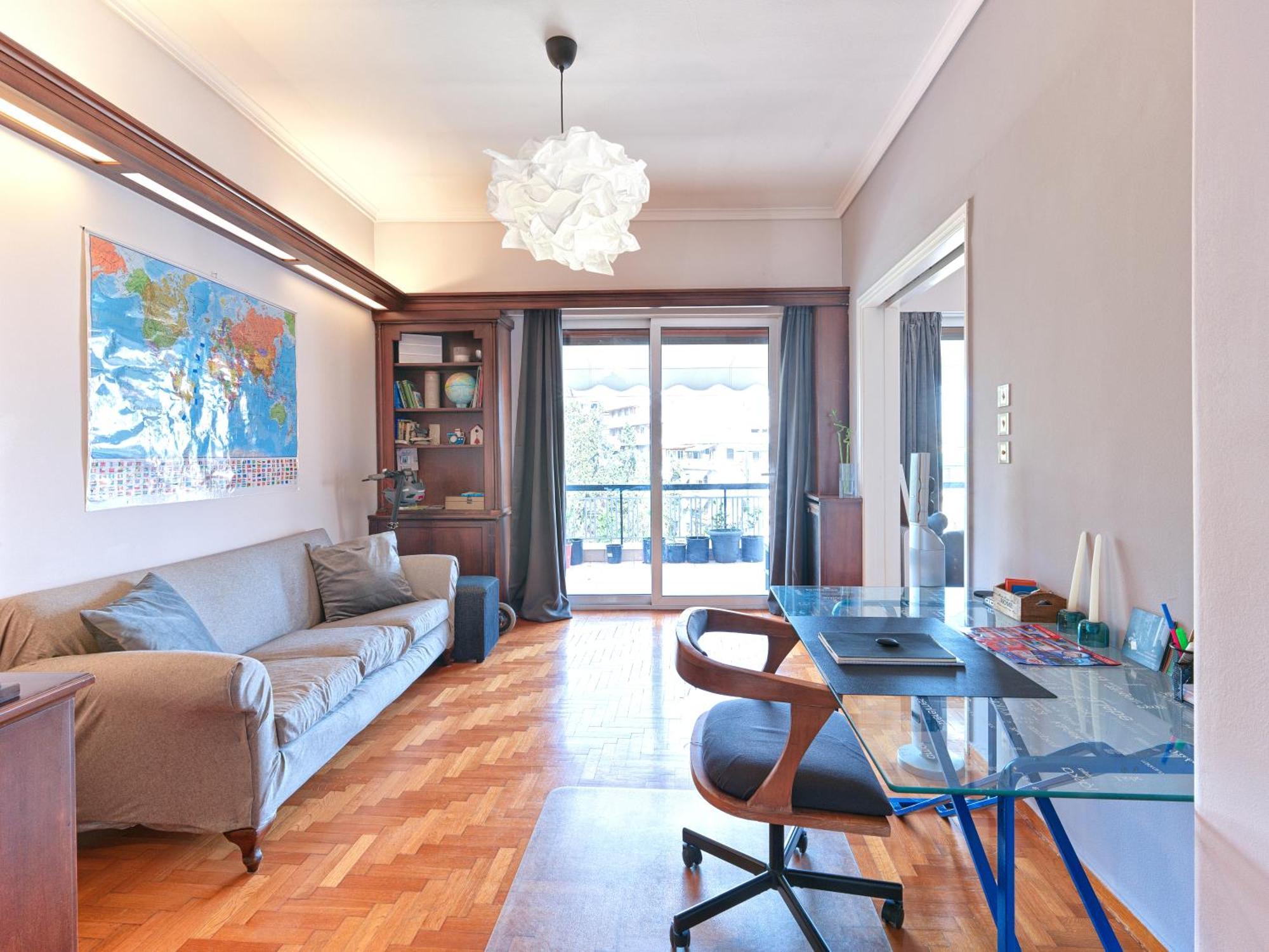 Central Pagrati Apartment With Park View Balcony - Opp Pangrati Grove Athens Luaran gambar