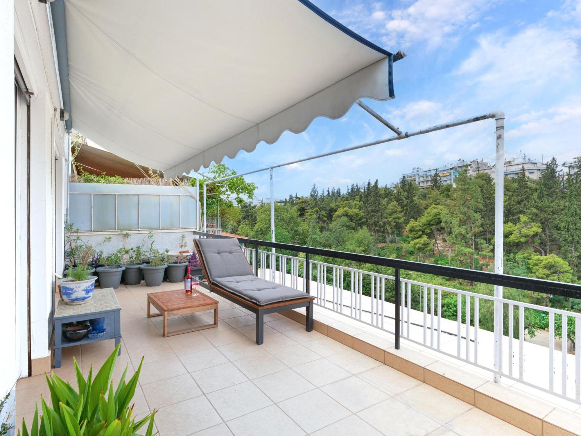 Central Pagrati Apartment With Park View Balcony - Opp Pangrati Grove Athens Luaran gambar